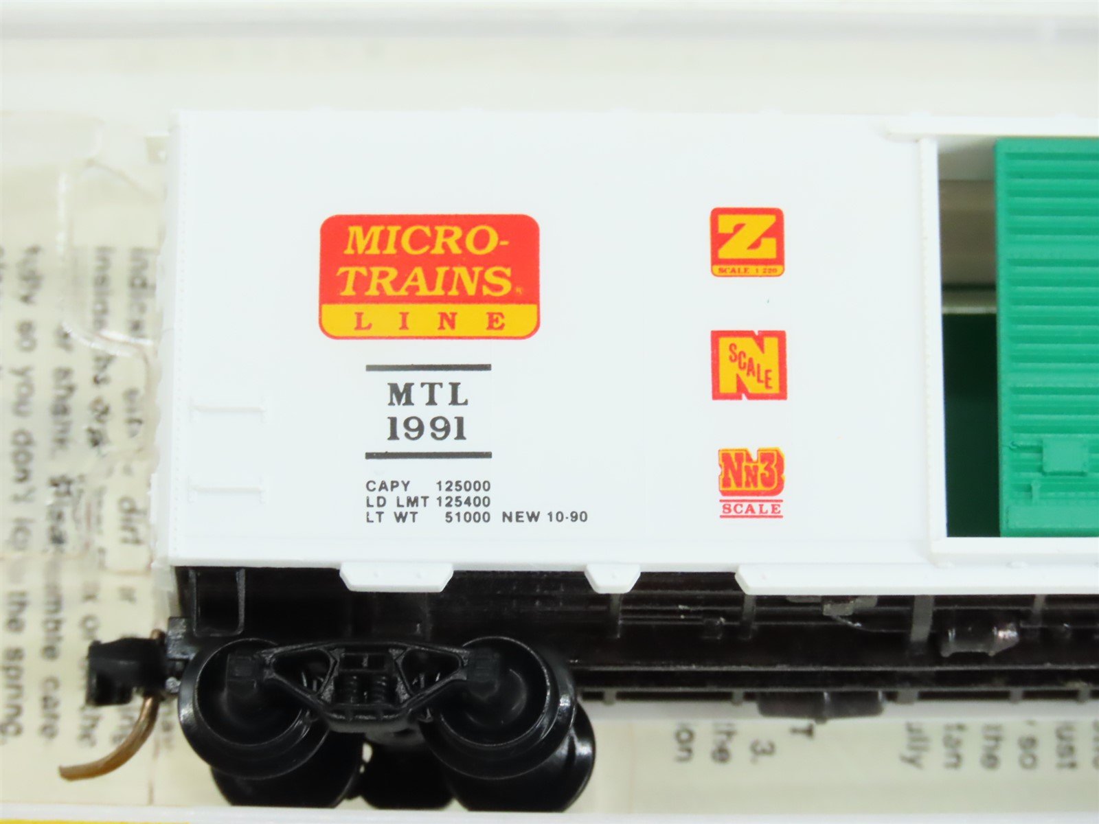 N Scale Micro-Trains Line MTL 20086 Single Door 40' Box Car #1991