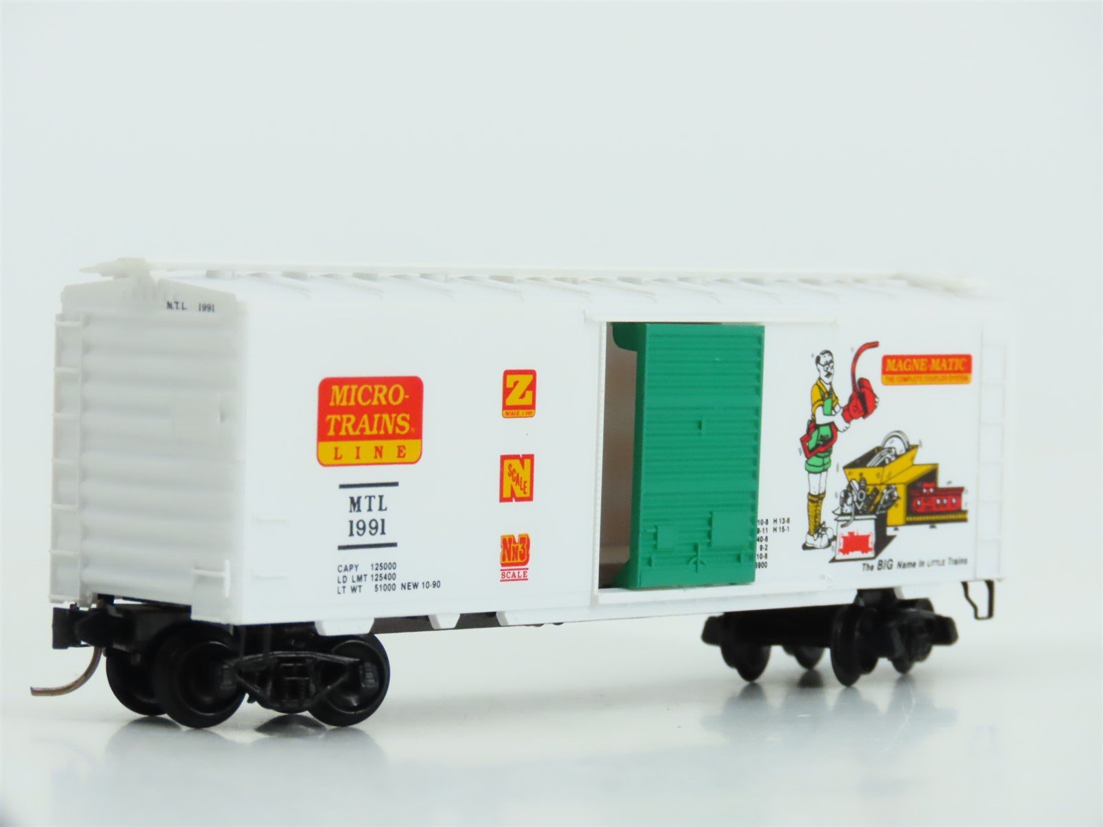 N Scale Micro-Trains Line MTL 20086 Single Door 40' Box Car #1991