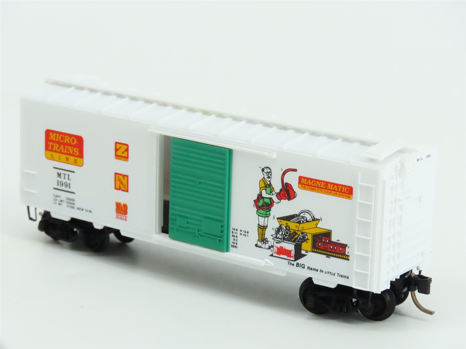 N Scale Micro-Trains Line MTL 20086 Single Door 40' Box Car #1991