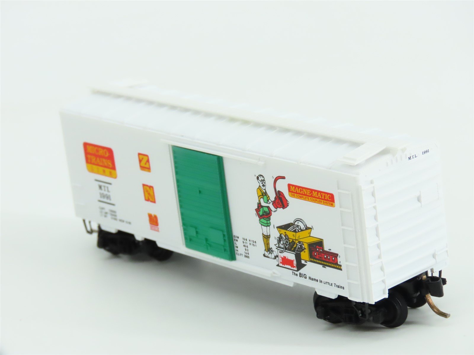 N Scale Micro-Trains Line MTL 20086 Single Door 40' Box Car #1991