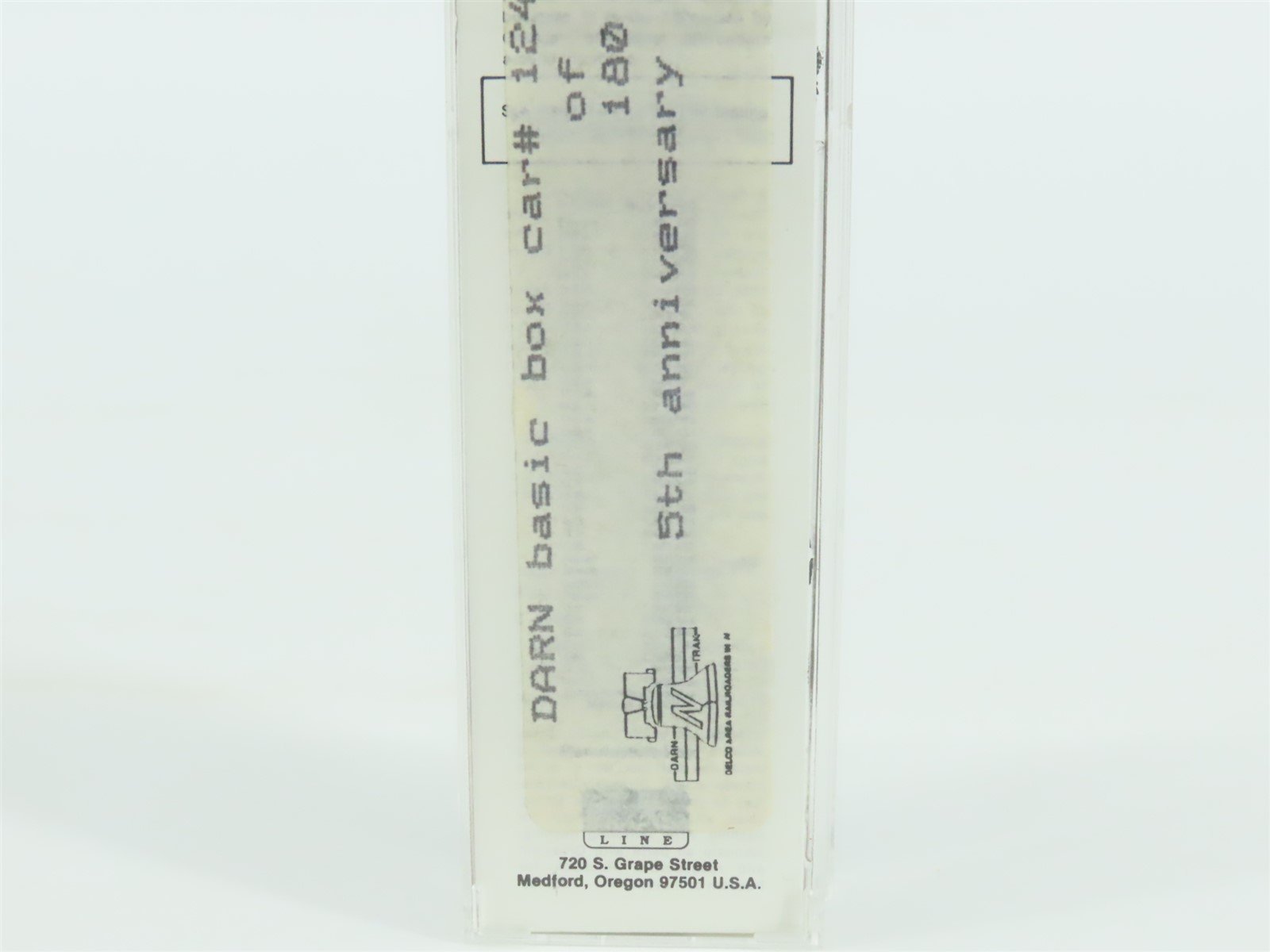 N Scale Micro-Trains MTL Special Run DARN Ntrak 5th Anniversary Box Car #592