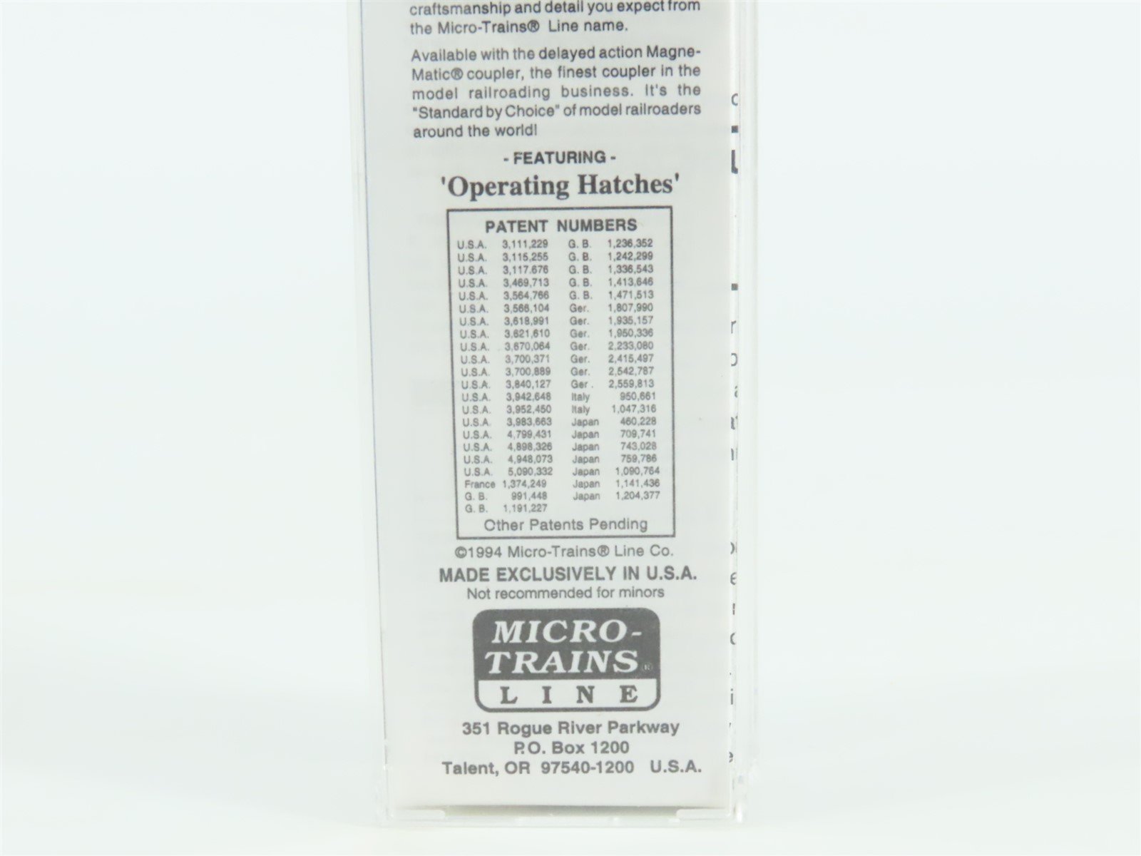 N Micro-Trains MTL NSC Special Run 3rd Anniversary PP Pepper Packing Reefer 1994