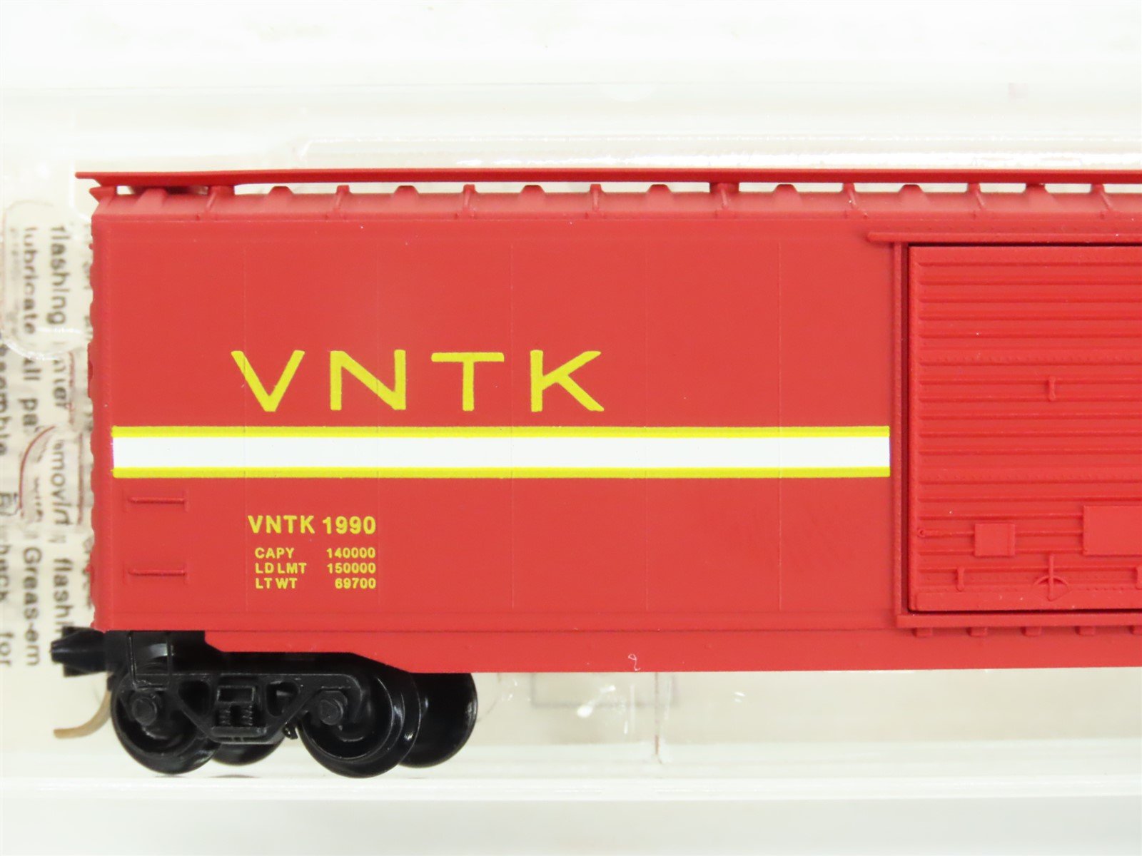 N Scale Kadee Micro-Trains MTL Special Run VNTK Valley Ntrak Box Car #1990