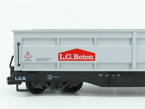 G Scale LGB 41613 L.G.Beton Manual Unloading Gondola Car #41613