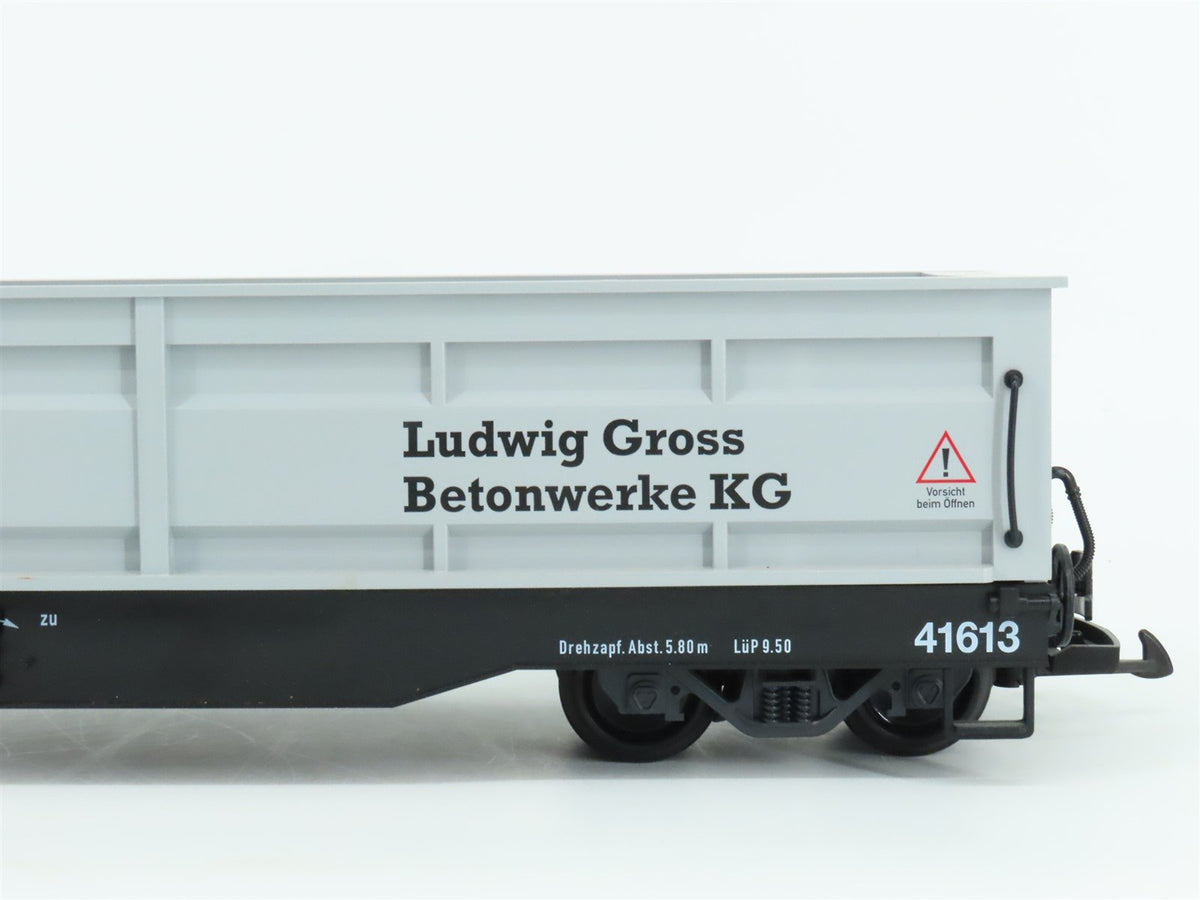 G Scale LGB 41613 L.G.Beton Manual Unloading Gondola Car #41613