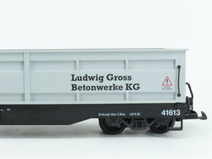 G Scale LGB 41613 L.G.Beton Manual Unloading Gondola Car #41613