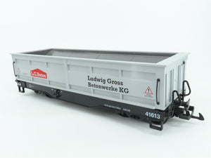 G Scale LGB 41613 L.G.Beton Manual Unloading Gondola Car #41613