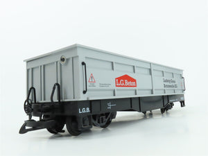 G Scale LGB 41613 L.G.Beton Manual Unloading Gondola Car #41613