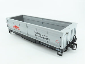 G Scale LGB 41613 L.G.Beton Manual Unloading Gondola Car #41613