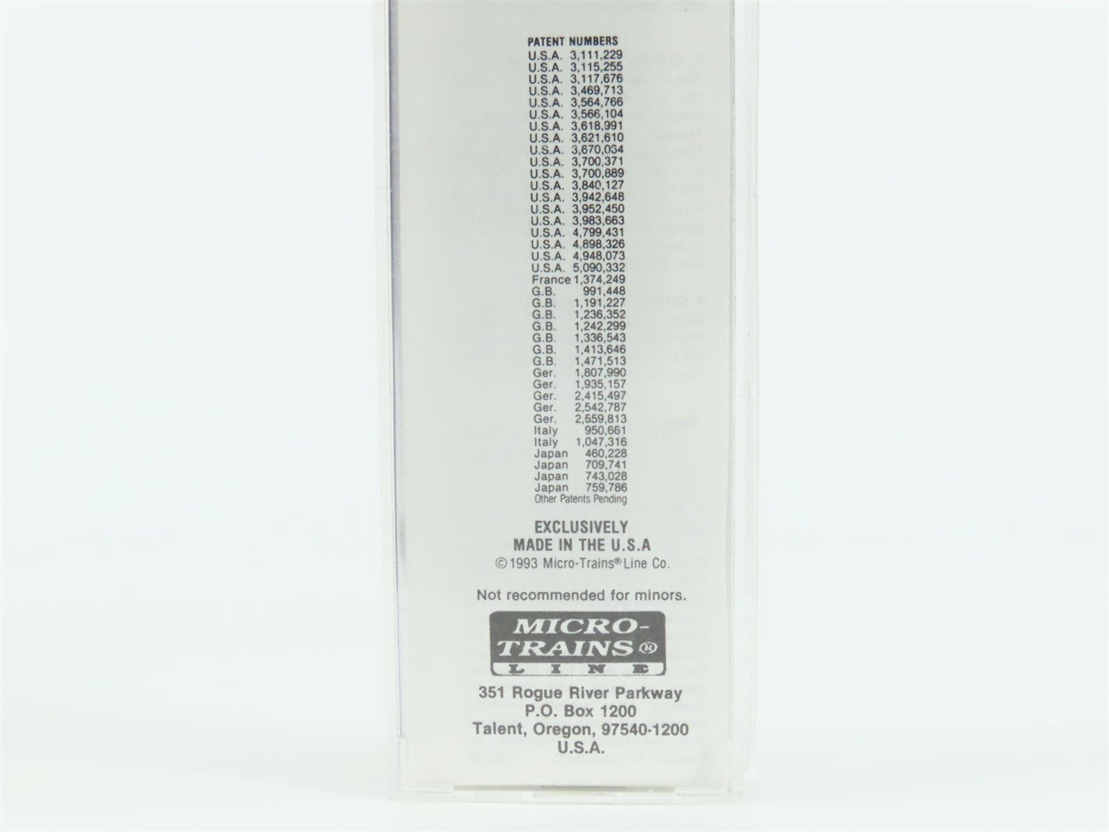 N Micro-Trains MTL Heritage Collection #2 SR&NCo Sunset Railway Box Car #202