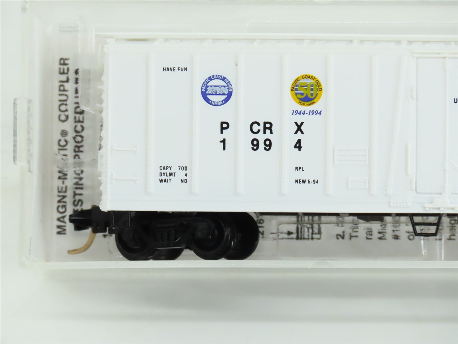 N Micro-Trains MTL Special Run PCRX Pacific Coast Gold Mechanical Reefer #1994
