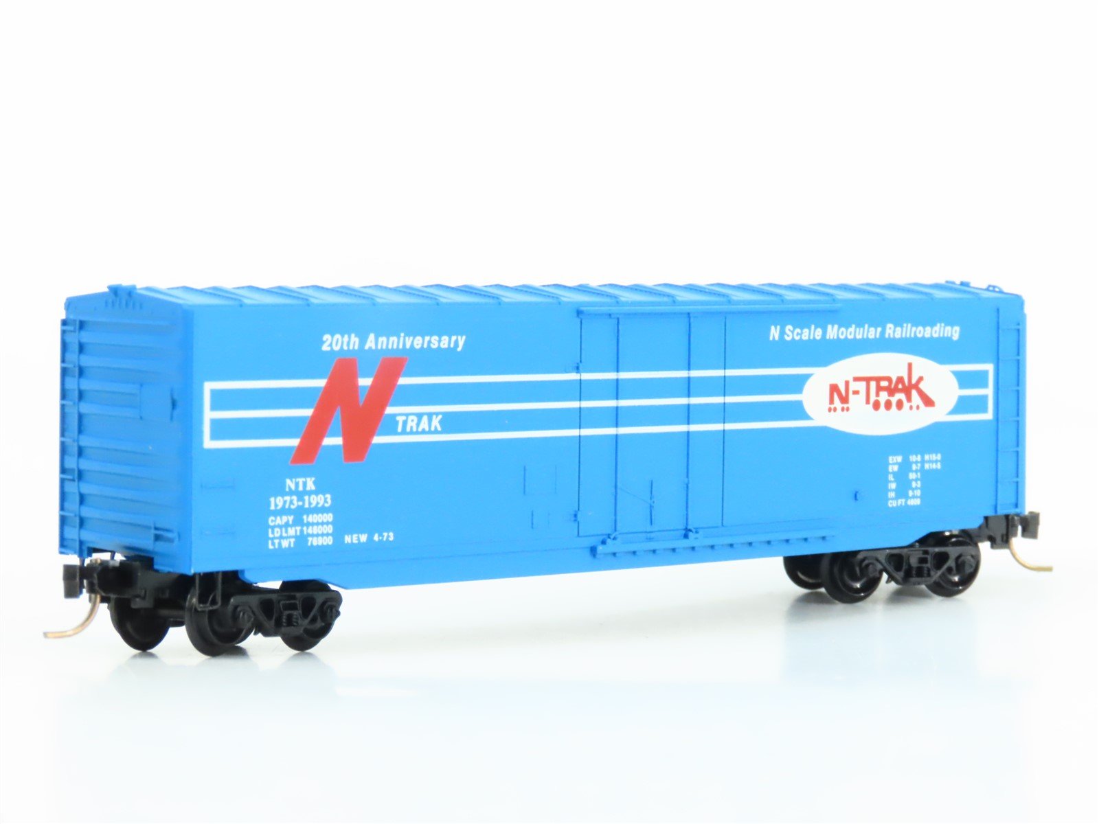 N Micro-Trains MTL Special Run NTK Ntrak 20th Anniversary Box Car #1973-1993