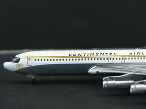 1:400 Aero Classics Die-Cast Continental Airlines Golden Jet B707-300 Airliner