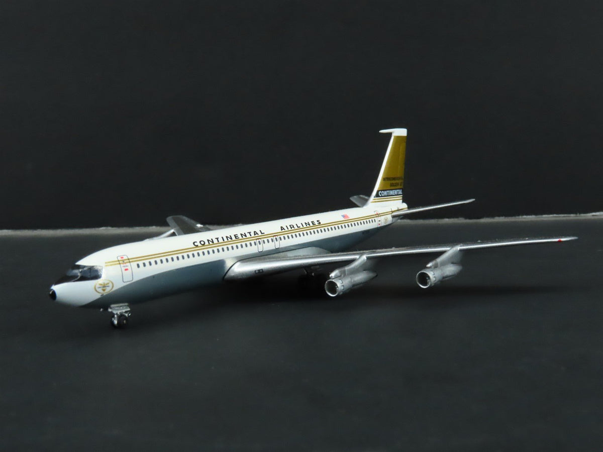 1:400 Aero Classics Die-Cast Continental Airlines Golden Jet B707-300 Airliner