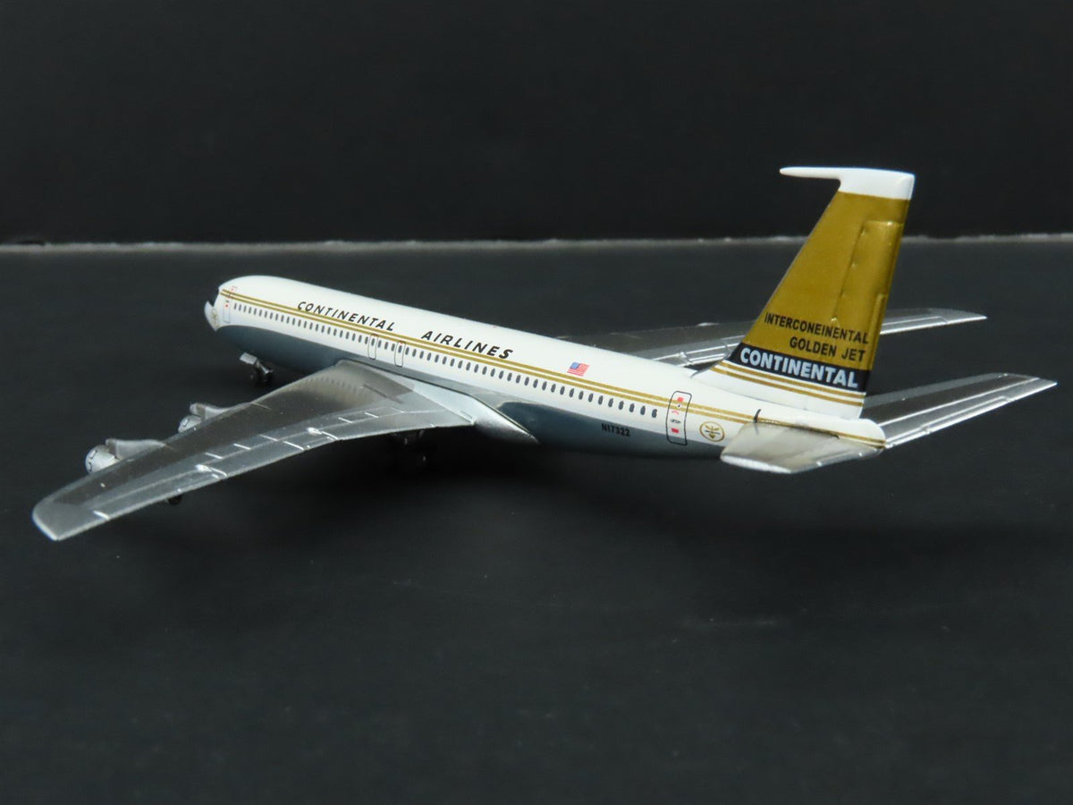 1:400 Aero Classics Die-Cast Continental Airlines Golden Jet B707-300 Airliner