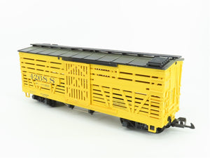 G Scale LGB 42682 Yellow Livestock Cattle Car #4268S w/ Sound