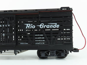 G Scale LGB 43682 DRGW Rio Grande Livestock Cattle Car #4368 w/ Sound