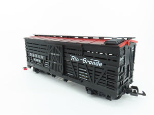 G Scale LGB 43682 DRGW Rio Grande Livestock Cattle Car #4368 w/ Sound