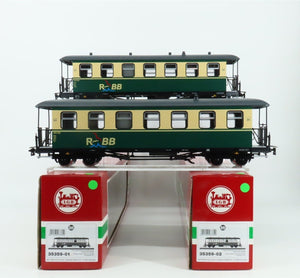 G Scale LGB 35359 RuBB Rügen Bäder Passenger 2-Car Set