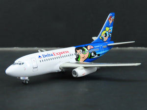 1:400 Dragon Wings 55444 Die-Cast Delta Expr Powerpuff Girls B737-200 Airliner