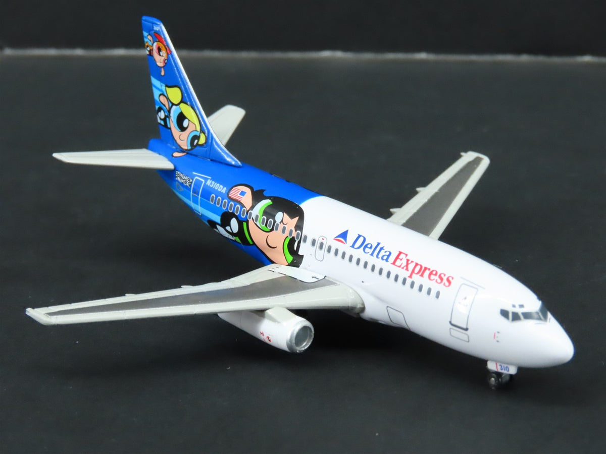 1:400 Dragon Wings 55444 Die-Cast Delta Expr Powerpuff Girls B737-200 Airliner