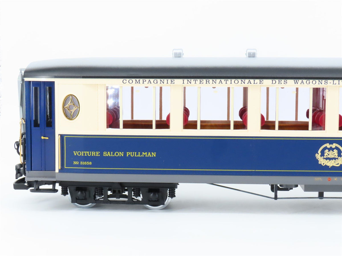 G Scale LGB 31658 Orient Express 1st Class Passenger Car #31658 w/ Lights