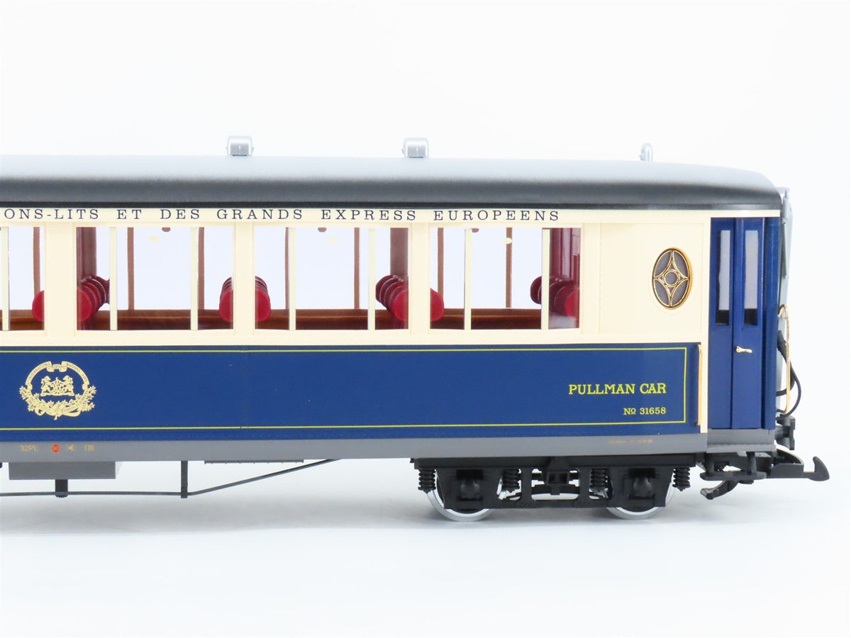 G Scale LGB 31658 Orient Express 1st Class Passenger Car #31658 w/ Lights