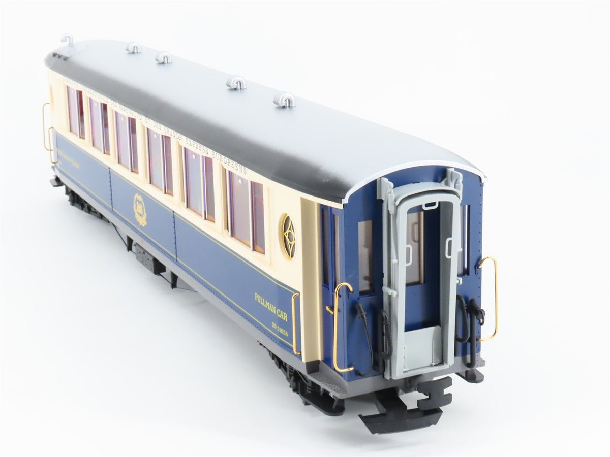 G Scale LGB 31658 Orient Express 1st Class Passenger Car #31658 w/ Lights