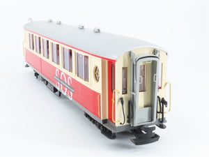 G Scale LGB 30653 RhB Nichtraucher Passenger Car #1143 w/ Lights