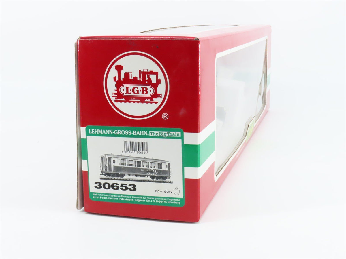 G Scale LGB 30653 RhB Nichtraucher Passenger Car #1143 w/ Lights