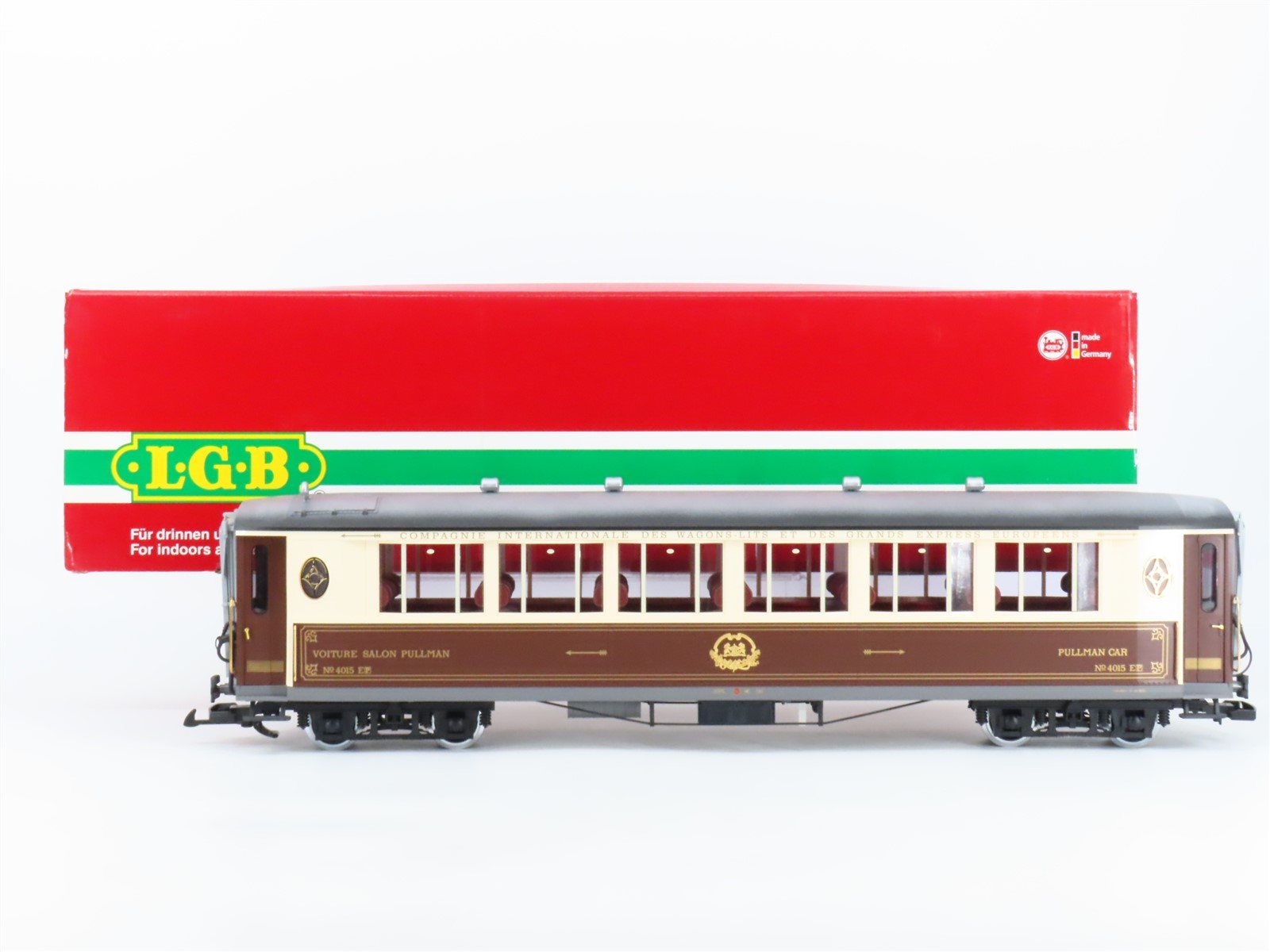 G Scale LGB 32650 Orient Express Salon Pullman Passenger Car #4015 w/ Lights