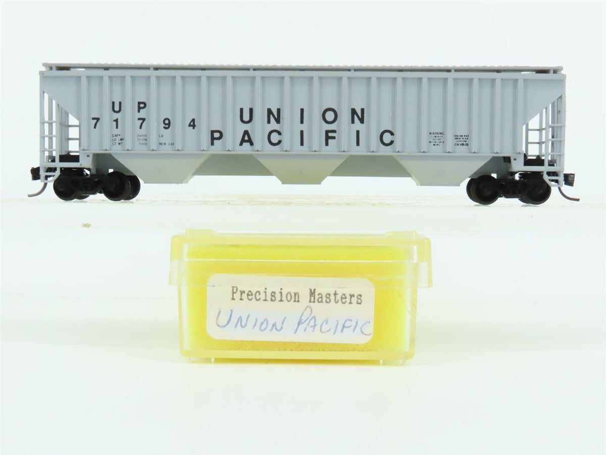 N Scale Precision Masters UP Union Pacific 3-Bay Covered Hopper #71794