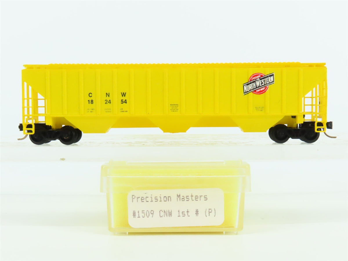 N Scale Precision Masters 1509 CNW Chicago North Western 3-Bay Hopper #182454