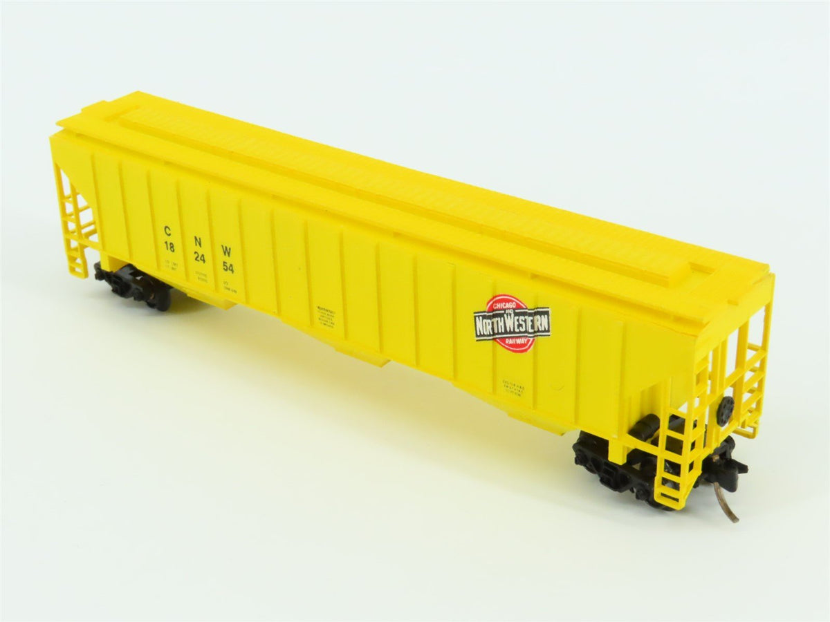N Scale Precision Masters 1509 CNW Chicago North Western 3-Bay Hopper #182454