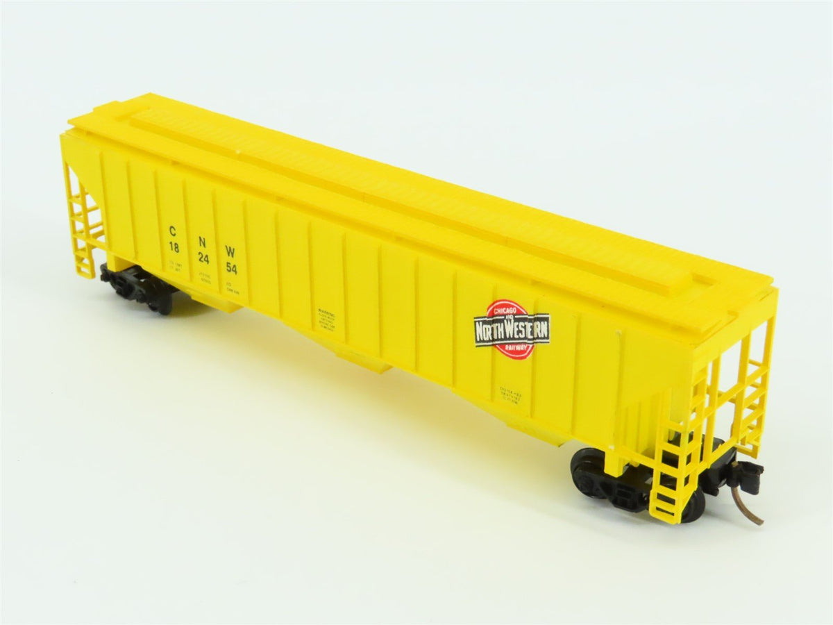 N Scale Precision Masters 1509 CNW Chicago North Western 3-Bay Hopper #182454
