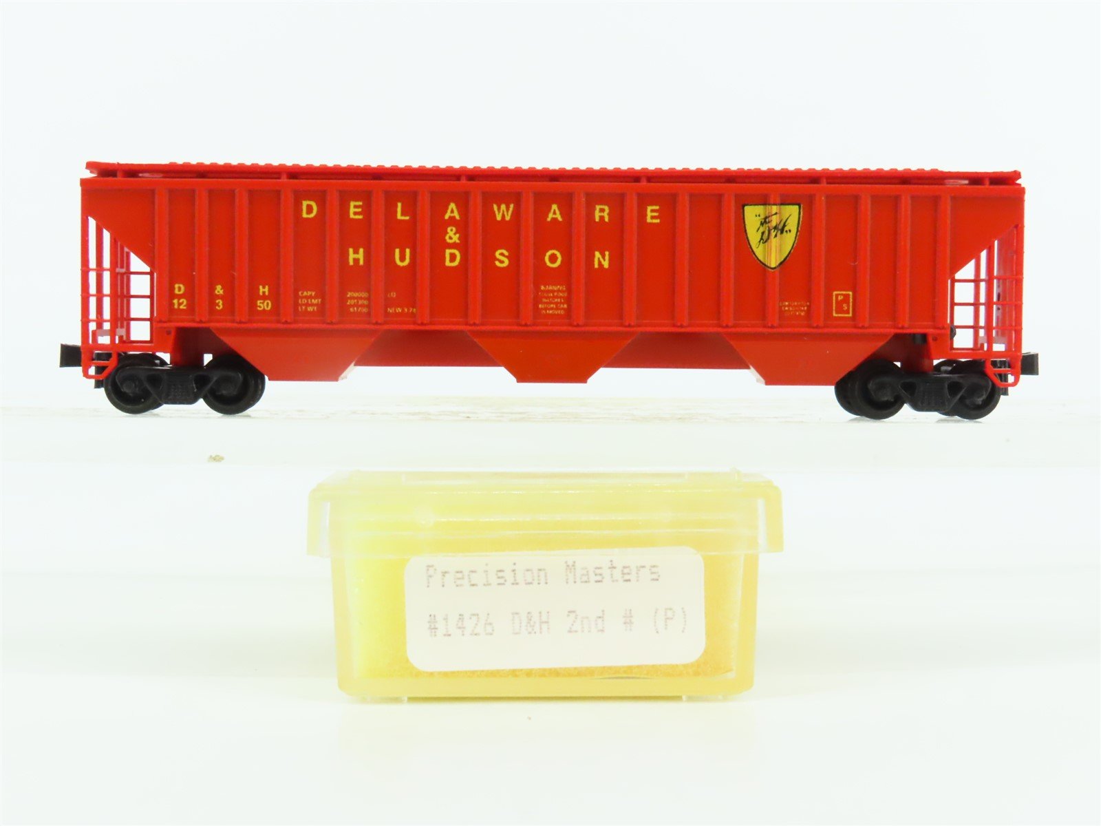 N Scale Precision Masters 1426 D&H Delaware & Hudson 3-Bay Covered Hopper #12350