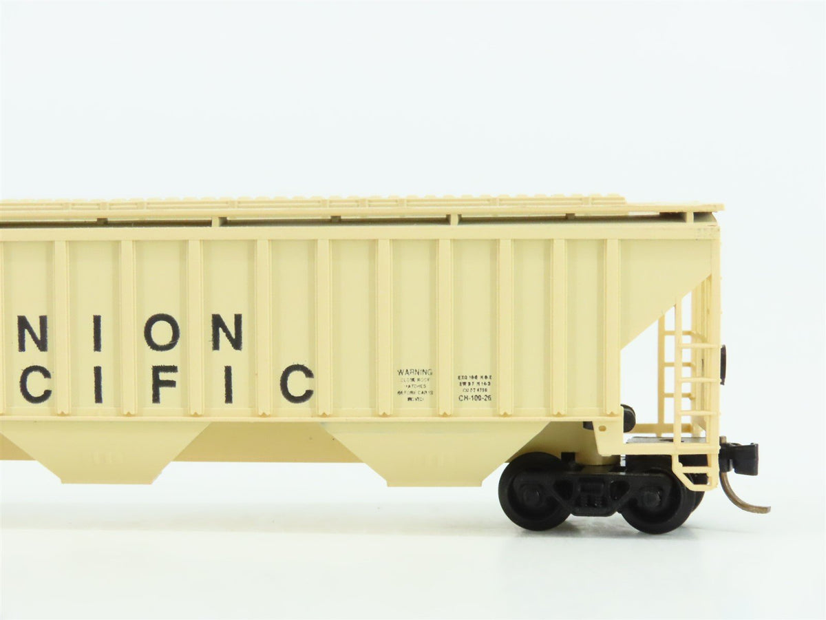 N Scale Precision Masters UP Union Pacific Railroad 3-Bay Covered Hopper #74521