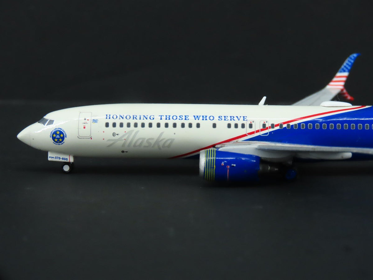 1:400 Gemini Jets GJASA2122 Die-Cast Alaska Boeing B737-800 Aircraft N570AS
