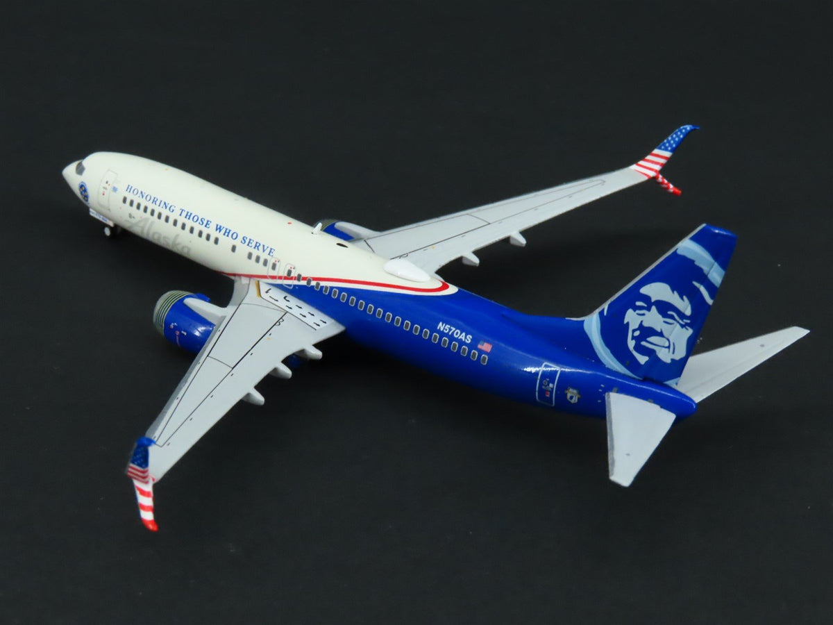 1:400 Gemini Jets GJASA2122 Die-Cast Alaska Boeing B737-800 Aircraft N570AS