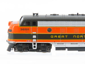 N Scale KATO GN Great Northern EMD F7A Diesel Locomotive #365A w/ DCC