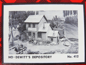 HO 1/87 Scale Campbell Scale Models Kit #412 DeWitt's Depository