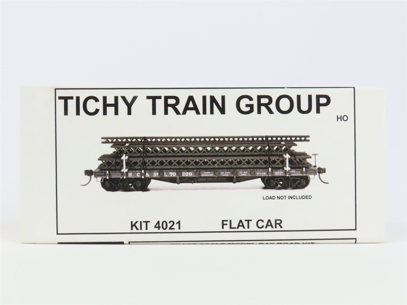 HO Scale Tichy Train Group Kit #4021 Undecorated 40' 50 -Ton Flat Car