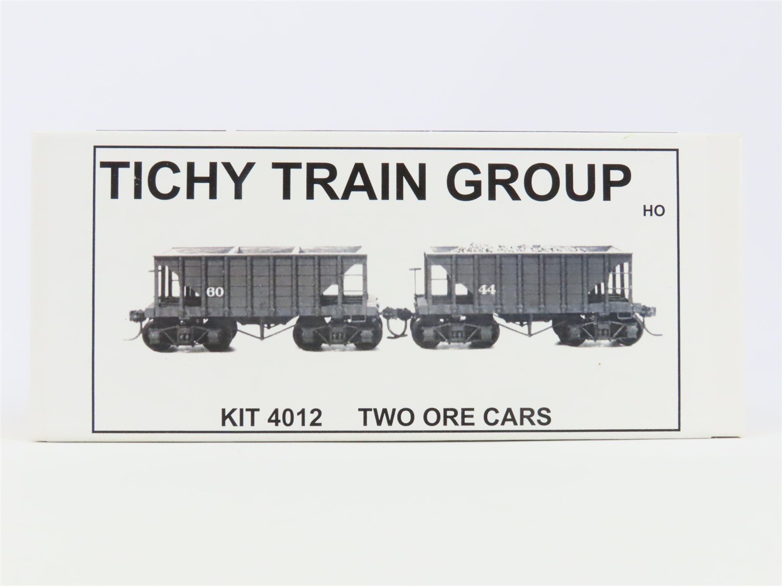HO Scale Tichy Train Group Kit #4012 Undecorated 22' Wood Ore Cars (2 Cars)