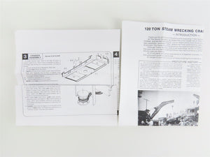 HO Scale Tichy Train Group Kit #4010 120-Ton Steam Wrecking Crane