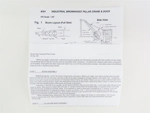 HO Scale JL Innovative Design Kit #391 Brownhoist Industrial Pillar Crane