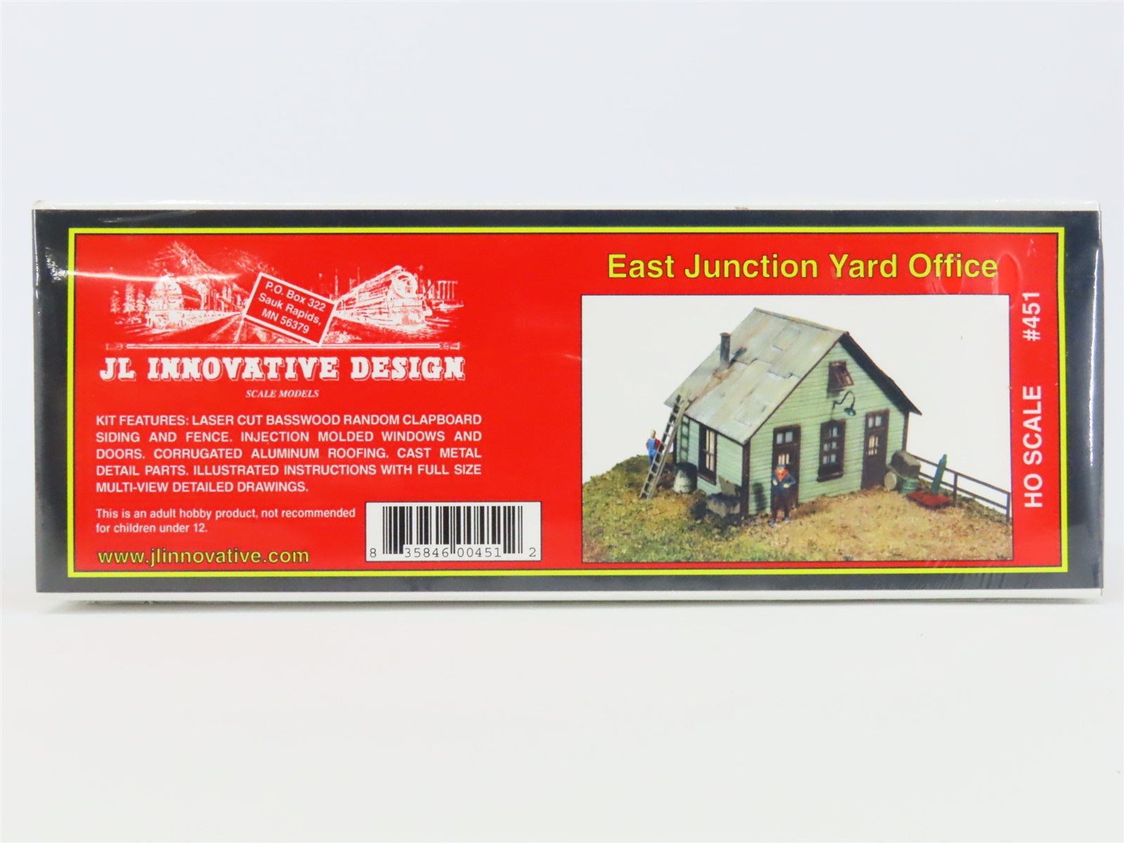 HO 1/87 Scale JL Innovative Design Kit #451 East Junction Yard Office - SEALED