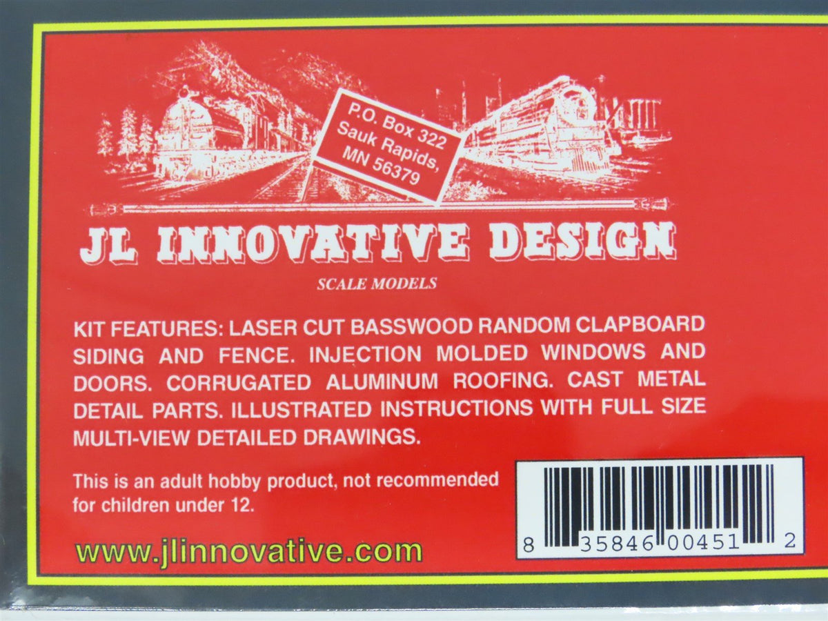 HO 1/87 Scale JL Innovative Design Kit #451 East Junction Yard Office - SEALED