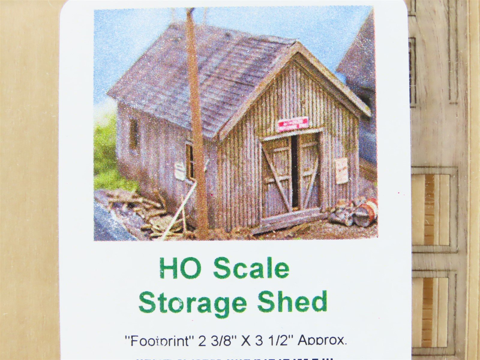 HO 1/87 Scale Northeastern Scale Models STS Series Kit Storage Shed - SEALED