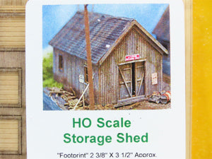 HO 1/87 Scale Northeastern Scale Models STS Series Kit Storage Shed