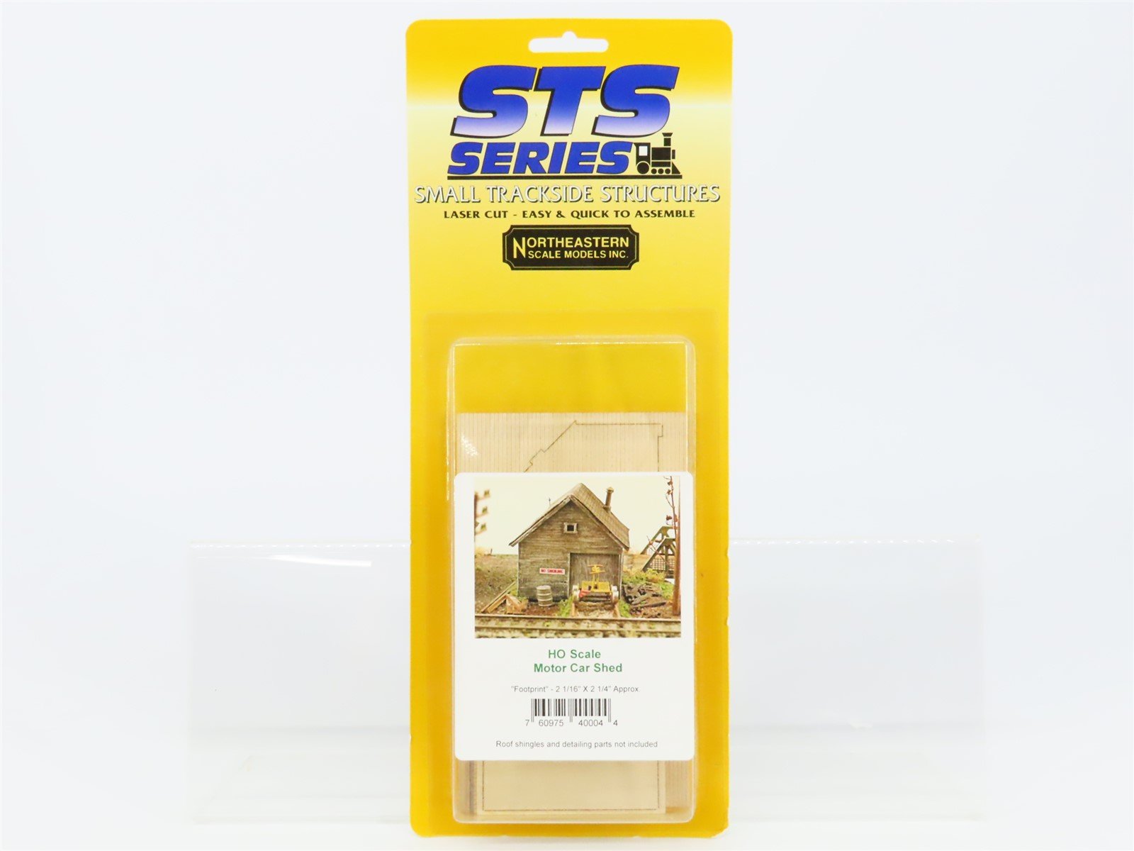 HO 1/87 Scale Northeastern Scale Models STS Series Kit Motor Car Shed - SEALED